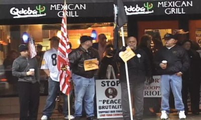 Protest: POG plan to ‘cage’ recruiters met with counter-protest