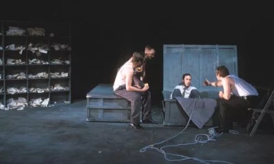 With physical theater and invented language, Jo Str&oslash;mgren Kompani explores bureaucracy in The Department.