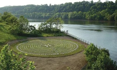 An artist’s labyrinth is a novel memorial to the region’s industrial past.