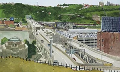 Father and son artists evince complementary styles.