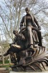 The city’s most prominent memorial to Stephen Foster continues to offend many.