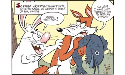 Cartoonist Pat N. Lewis and Trickster