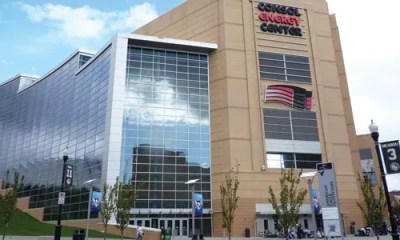 It’s fine for watching hockey, but what the new arena’s best at is telling people to leave.