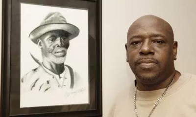 A small gallery showcases an intriguing array of African-American artists, many self-taught.