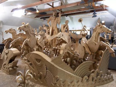 “Corrugated Fountain” at the Arts Fest