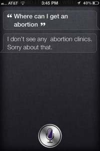 Does iPhone have a hard time talking about reproductive health?