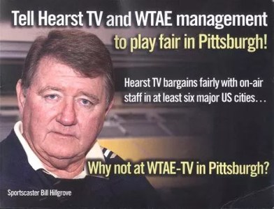 WTAE reporters, anchors take labor dispute to the public