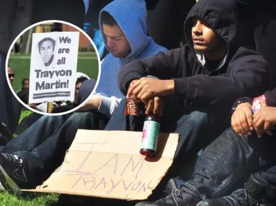 Standing for Trayvon: Crowd of 300 express outrage over Florida teen’s death
