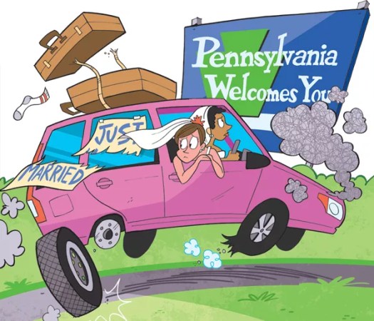 Put asunder; same-sex unions joined elsewhere lose control back in Pa.