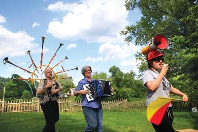 Squonk Opera’s GO Roadshow is a musical street spectacle on wheels