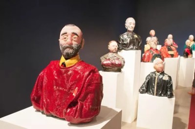 John Moran’s American Idols takes an irreverent look at U.S. presidents.