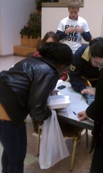 At Pitt, provisional ballots frustrate students, poll monitors