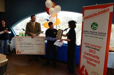 Animal Rescue League wins national contest; celebration set for 6 p.m.