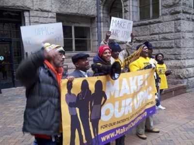 Activists call on mayor, county executive to “hold UPMC accountable”