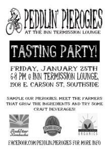 Peddlin Pierogies tasting party