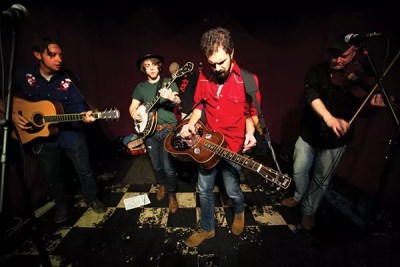 Gangstagrass plays basically what you’d expect from a band called Gangstagrass