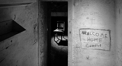Mark Perrott turns his lens on prison graffitti inside Western Penitentiary.