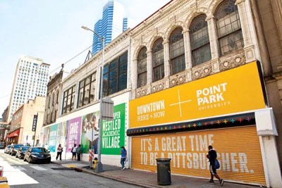 The planning commission approves a sketchily detailed project by Point Park University.