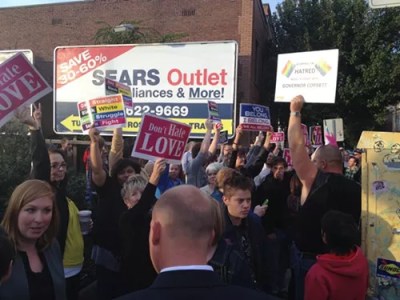 Crowd gathers to support victims of Lawrenceville beating