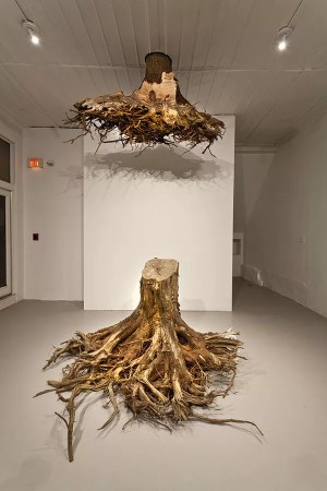 Filling an entire building, Janine Antoni’s works contemplate body parts as sculpture