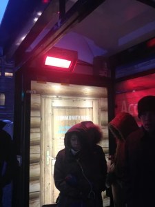 Heated bus stop benefactor steps forward