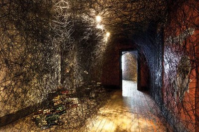 Chiharu Shiota transforms the Mattress Factory’s newest space, partly with yarn