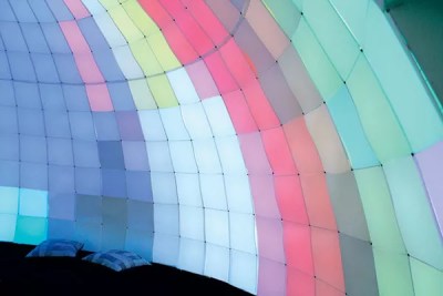 An interactive exhibit dazzles