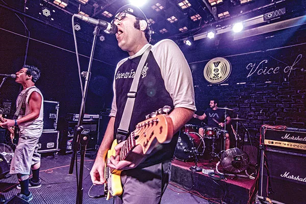 Rishi Bahl of The SpacePimps organized the Four Chord Music Festival.