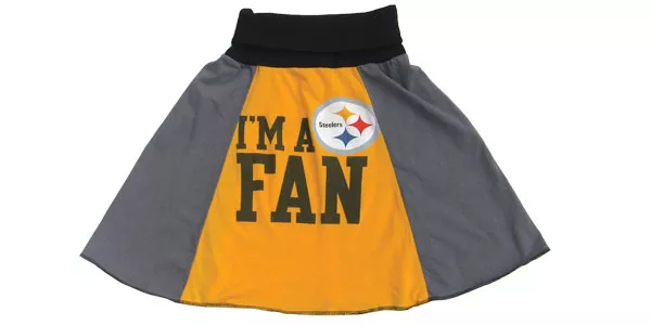Upcycle Designs Steelers Skirt