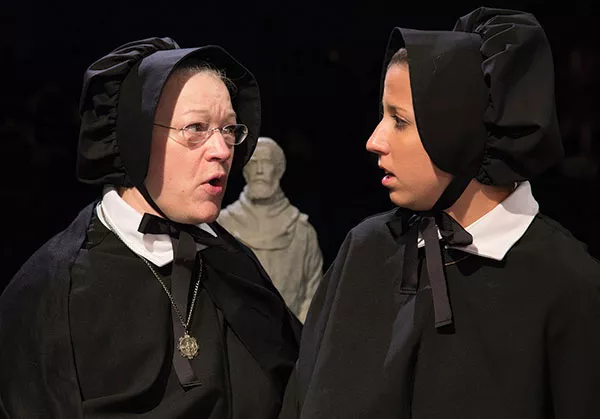 Lynne Franks and Laura Barletta in Doubt at Little Lake.