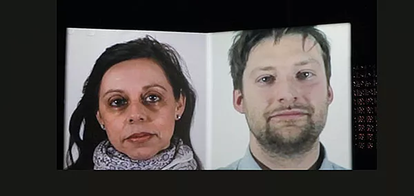 Facing up: video projection by Rafael Abreu-Canedo in Public Record