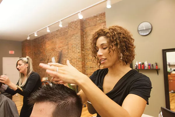 Salon Ivy co-owner Chelsea Bruce-McCrommon