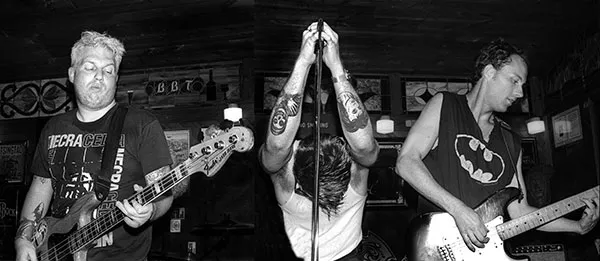 The Bad Genes in 1996: from left, Sean Whelan, Scott Quay, Dan Barnhill