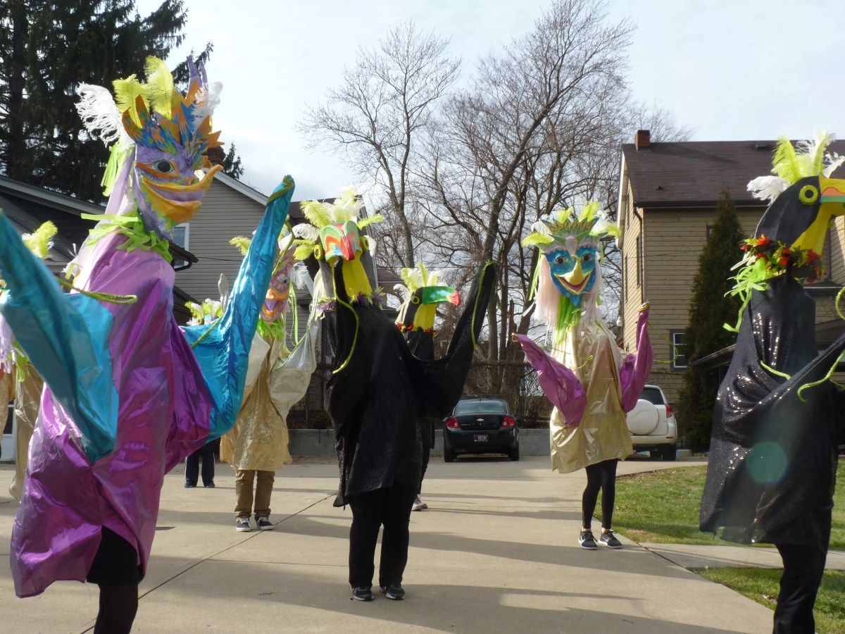 Parading puppets once again ring in the New Year at First Night