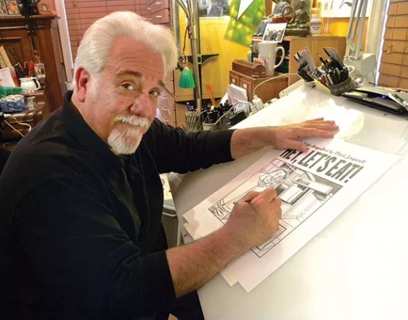 Mark Zingarelli illustrated a new book-length comic about a little-known tale of the AIDS crisis