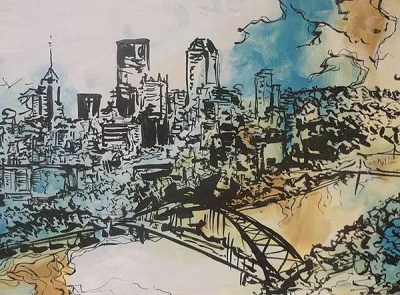 Matt Hunter revisits his earlier paintings to inspire new work