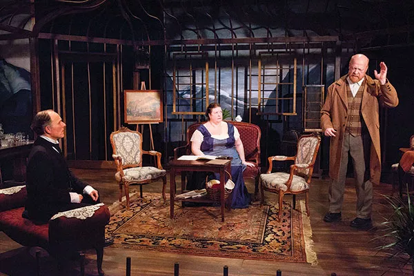 Ken Bolden, Virginia Wall Gruenert and Weston Blakesley in Ghosts