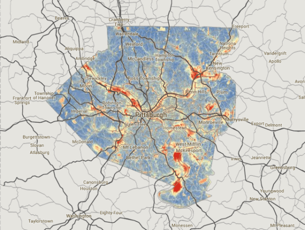 CMU and Breathe Project present interactive air quality maps for Allegheny County