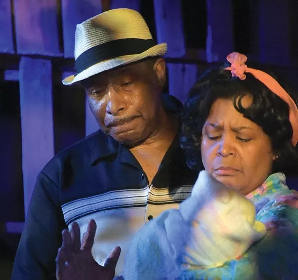 Kevin Brown and Sandra Dowe in Fences
