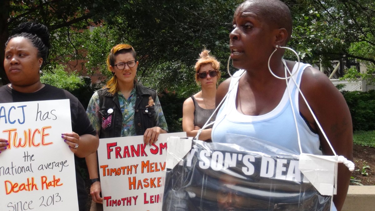 Activists Protest Inmate Deaths at Allegheny County Jail