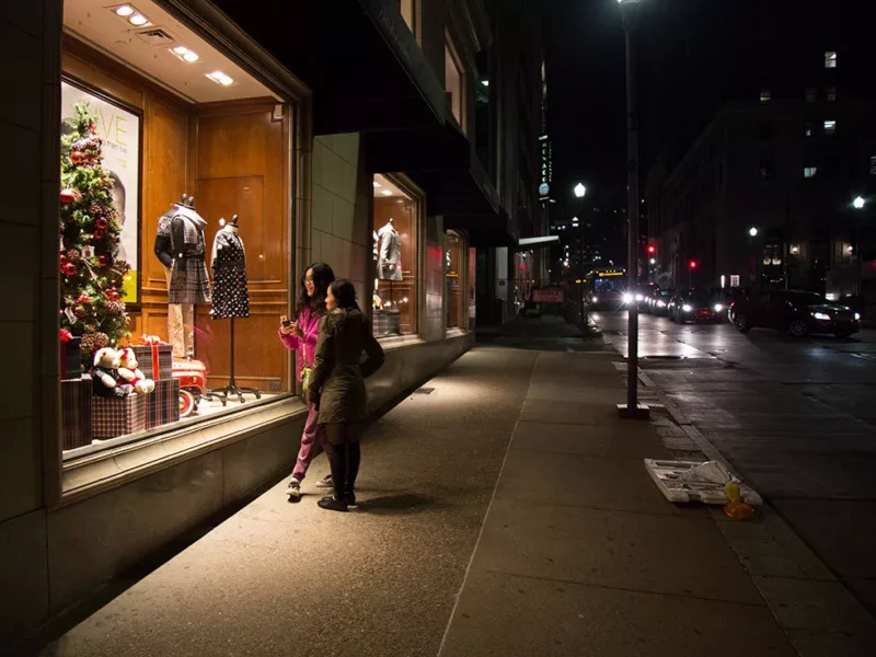 Light Up Night in Downtown Pittsburgh