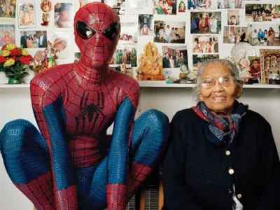 Performance artist Hetain Patel checks out the scene At Home.