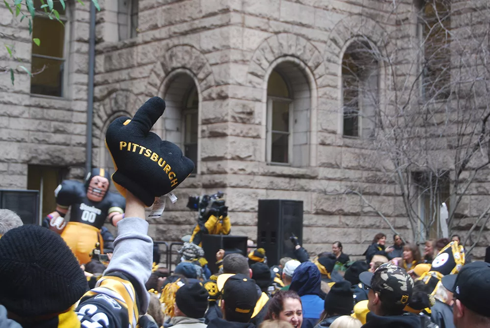 Steeler Rally Steelers Rally Downtown - Pittsburgh City Paper | News, Dining, Music ...