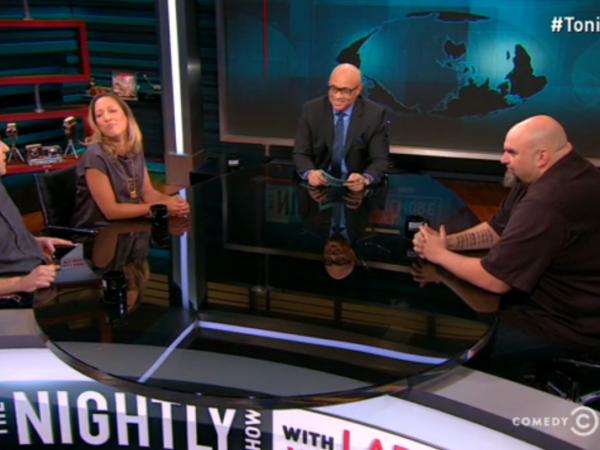 Braddock Mayor and U.S. Senate candidate John Fetterman on Comedy Central’s “Nightly Show”
