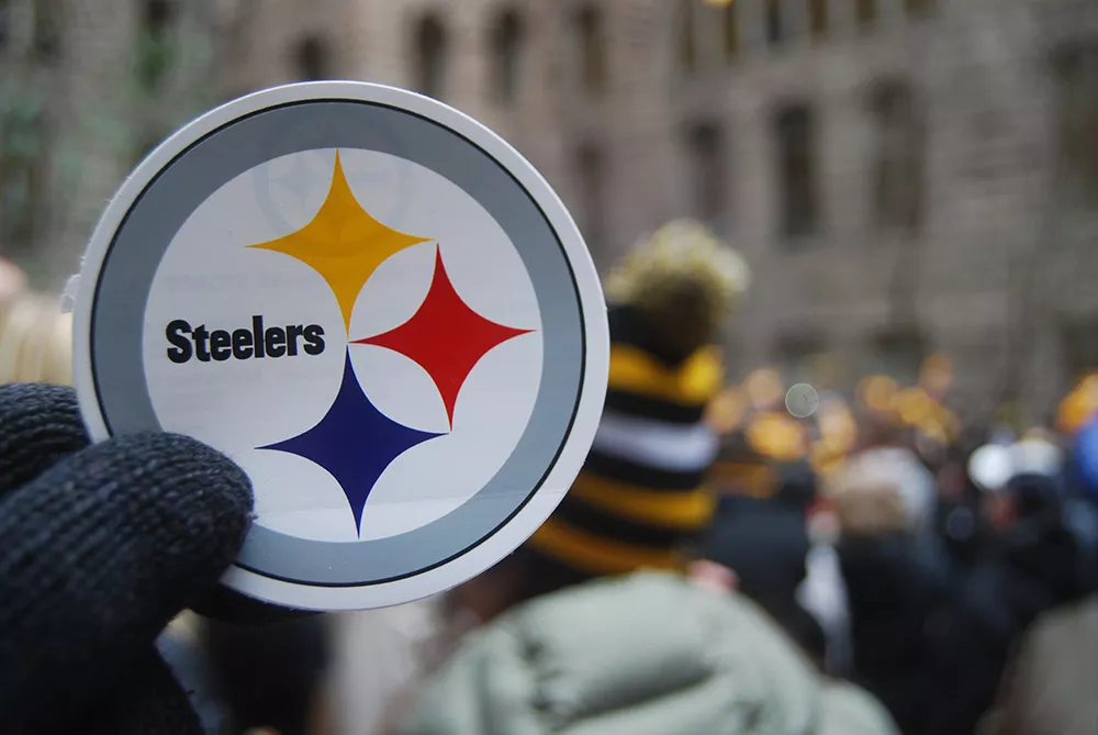 Steeler Rally Steelers rally held Downtown for upcoming playoff game against Cincinnati