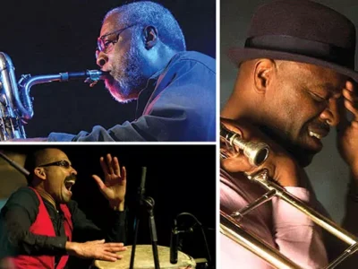 Saxophonist Hamiet Bluiett lends his distinct style to the Ethnic Heritage Ensemble