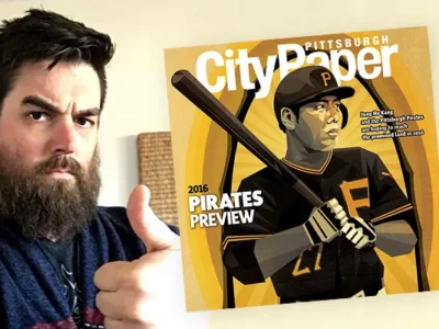 A conversation with this week’s Pittsburgh City Paper Pirates Preview cover artist Joshua Gragg