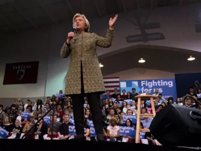 Presidential candidate Hillary Clinton visits Pittsburgh at Carnegie Mellon University rally