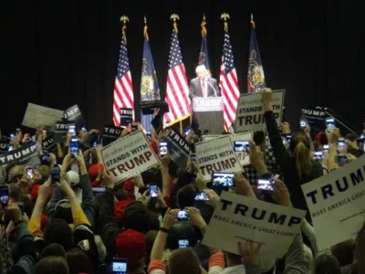 Video: Donald Trump’s visit to Pittsburgh draws large crowds of supporters and protesters