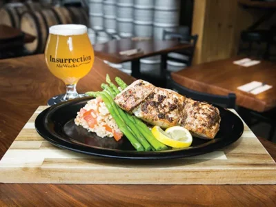 Insurrection AleWorks in Heidelberg offers lively beer and sandwiches